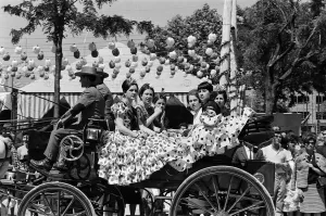 01494 Prints: General scenes at Seville Fair. Seville, Spain. April 1966