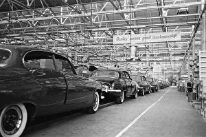 01186 Prints: General scenes showing the new Jaguar cars coming off the production line at the plant