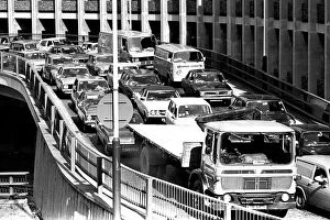 Images Dated 20th June 1979: General scenes of traffic scenes in Newcastle - traffic jam on the Swan House