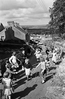 General shots of the village Rhiwlas, in Bangor, Gwynedd, Wales