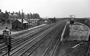 Tracks Prints: A general view of the deserted Pelaw Railway Station on 1st August 1979