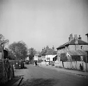 Outer London Prints: A general view of Downe, a village in Greater London within the London Borough of Bromley
