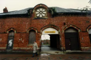Derelict Prints: A general view of the exterior of the old South Shields Railway Station on 30th July 1998