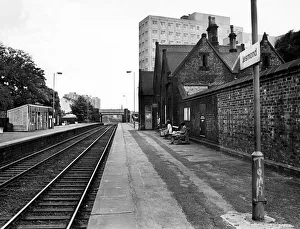 Two People Only Prints: A general view of Jesmond Railway Station on 4th September 1975