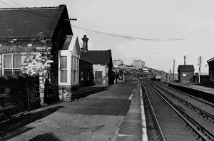 Tracks Prints: A general view of St. Peters Railway Station on the Riverside Line in Walker
