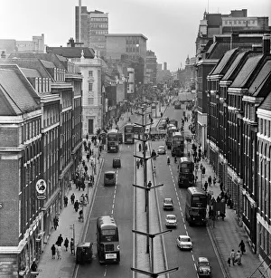 General views of Leeds, Yorkshire. 13th December 1967