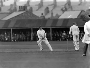1925 Prints: Gentlemen v Players at Scarborough September 1925 Surrey Cricketer Jack Hobbs