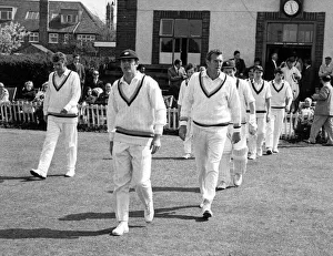 Captain Prints: Geoff Boycott, Yorkshires new skipper (second left