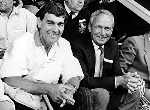 Geoff Coleman, former Nuneaton Borough FC Manager and Jim Watson, May 1988