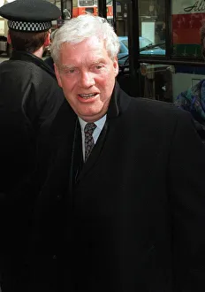 Geoff Hinsliffe actor at the memorial service of Coronation Street actor Bryan Mosley