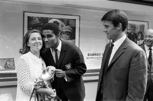 Geoff Hurst, hat-trick hero of the victorious 1966 England football team