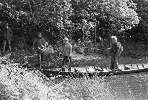 01227 Collection: Geoffrey Bayldon seen here on location, filming the children