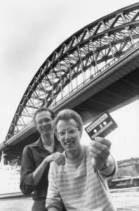 00030 Prints: Geordie Aid - Mike Waller and Lindisfarne drummer Ray Laidlaw