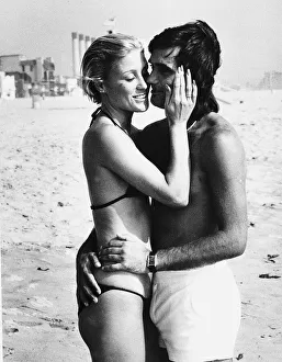 Holiday Prints: George Best with Angela MacDonald ex Miss World before their marriage began to crumble