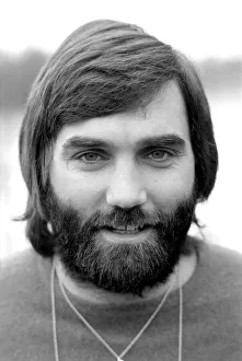 George Best. Footballer George Best at the Bray home of Michael Parkinson