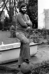 George Best. Footballer George Best at the Bray home of Michael Parkinson