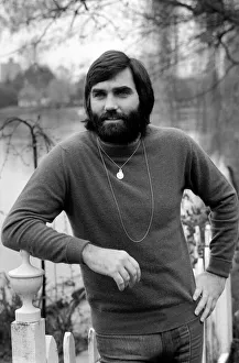 George Best. Footballer George Best at the Bray home of Michael Parkinson