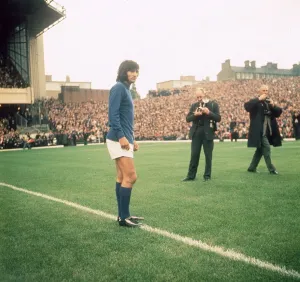 George Best footballer Manchester United footballer surrounded by photographers