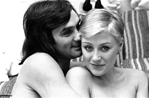 George Best and his girlfriend Angela Macdonald - James pictured at the London home