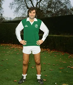 Sporting Legend Prints: George Best Hibs Hibernian football player November 1979