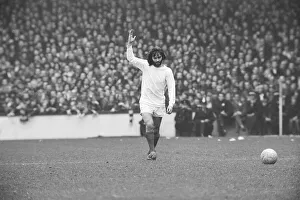 George Best Manchester United footballer April 1971 seen here during the match against