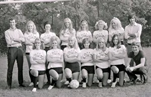George Best trains womens charity football team Blinkers United Girls ladies