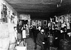 George Braggs Wine Cellars below the old Theatre Royal in New Street, Birmingham