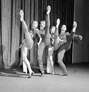 George Carden Speciality Dancing Group performing September 1957