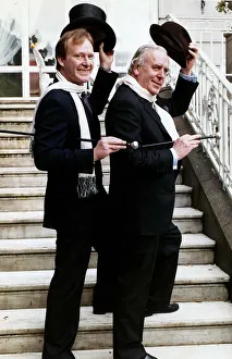 Top Hats Prints: George Cole Arthur Daley and Dennis Waterman Terry McCann from the Television Series