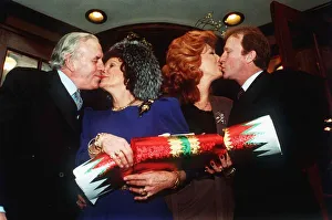 George Coleman with wife and Dennis Waterman with wife Rula Lenska at the Ritz