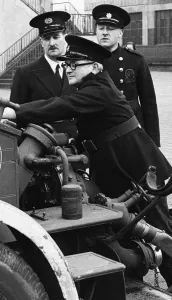 George Greenwell (right) with Guy Bartholomew Editorial Director of the Daily Mirror