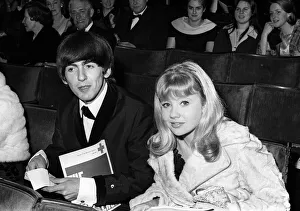 George Harrison and actress Hayley Mills at the Regal Cinema, Henley on Thames