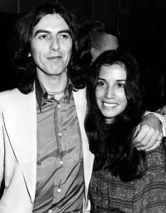 Core08 Prints: George Harrison formerly of The Beatles with wife Olivia Arias November 1976