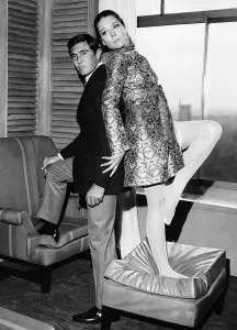 James Prints: George Lazenby James Bond actor and Diana Rigg 1968 in film On Her Majestys Secret