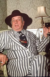 George Melly at the Piccadilly Theatre December 1987 for a Terrence Higgins Trust