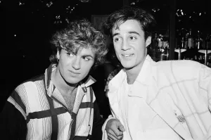 00936 Prints: George Michael and Andrew Ridgeley of the pop group Wham! 2nd November 1984