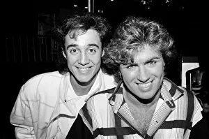 00936 Prints: George Michael and Andrew Ridgeley of the pop group Wham! 2nd November 1984