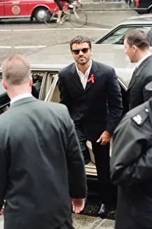 Court Prints: George Michael at the High Court, during his failed court battle to be released from his