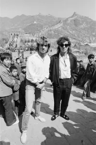 01034 Prints: George Michael (left) and Andrew Ridgeley (right) from Wham