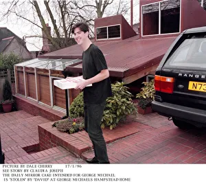 George Michaels birthday cake from the Daily Mirror that was stolen by his friend David