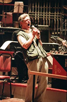 01187 Prints: Georgie Fame at Birmingham Town Hall with kids from the Birmingham Schools Jazz Orchestra