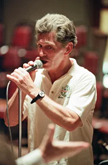 01187 Prints: Georgie Fame at Birmingham Town Hall with kids from the Birmingham Schools Jazz Orchestra