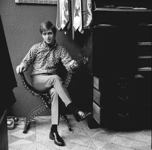 Composer Prints: Georgie Fame Singer and Composer, March 1966 photographed in his new shirt bought