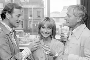 Gerald Harper Felicity Kendal and Nigel Davenport August 1979 who are all taking