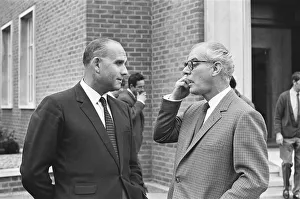 Gerald Thomas (LEFT) (the films director) with Peter Rogers (RIGHT - the films producer