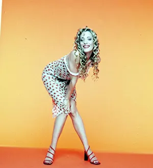 Geraldine Sorin Robbe Model May 1999 in Fanta Promotional Advertising playing