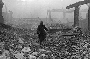 German air raid on the city of London during the Second World War