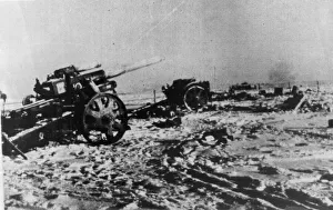 Ussr Prints: German army defeat at Moscow during the ongoing battle against the Soviet Red Army