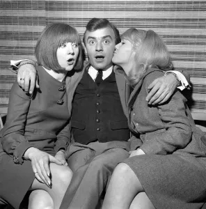Gerry Marsden Cilla Black Julie Samuel Dec 1964 Gerry Marsden of Gerry