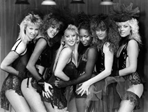 Getting together for the raunchiest dance show in Blackpool are Private Collection